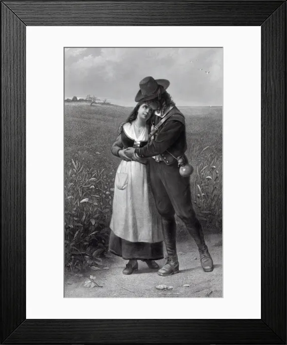 Framed Print : Gabriel and Evangeline Framed Print : Gabriel and Evangeline