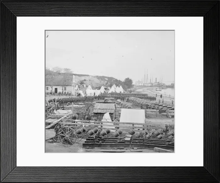 Framed Print : Yorktown, Va. Federal artillery park Framed Print : Yorktown, Va. Federal artillery park
