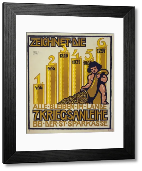 Framed Print : Zeichnet die 7. Kriegsanleihe Framed Print : Zeichnet die 7. Kriegsanleihe