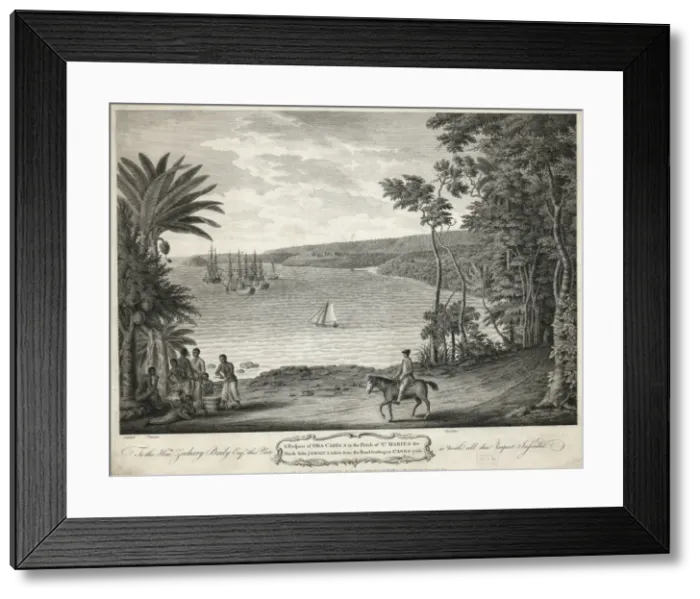 Framed Print : A prospect of Ora Cabeca in the parish of St. maries the Nor Framed Print : A prospect of Ora Cabeca in the parish of St. maries the Nor