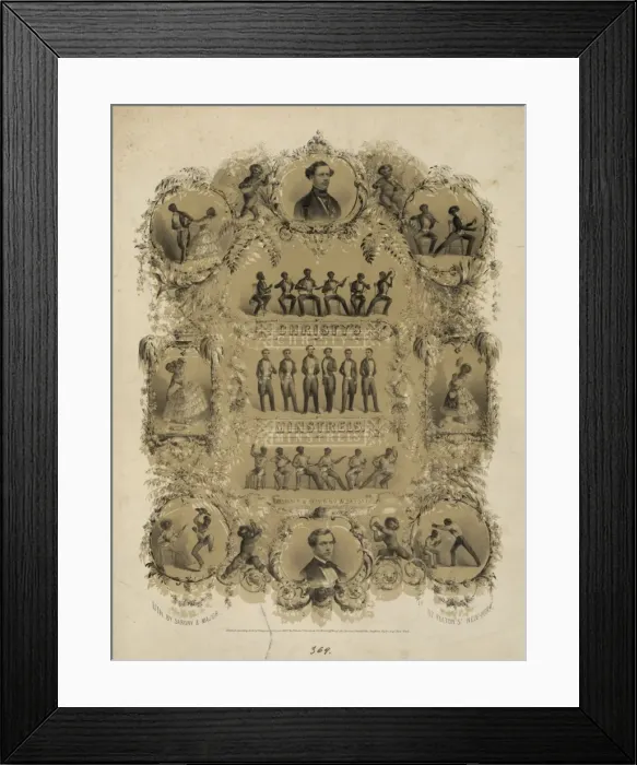 Framed Print : Christys minstrels Framed Print : Christys minstrels