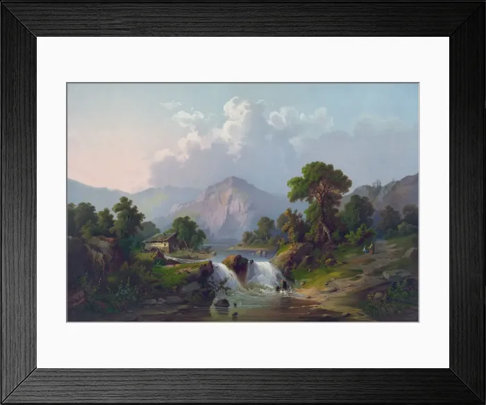 Framed Print : Scene in the Cattskills Framed Print : Scene in the Cattskills