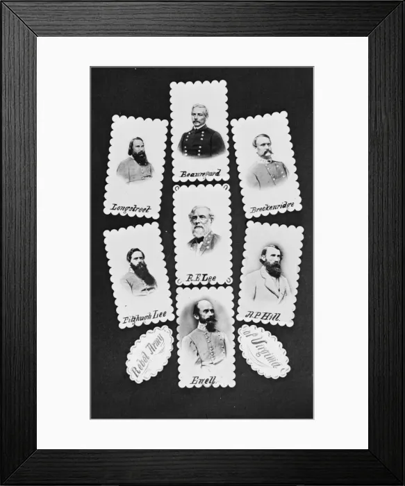 Framed Print : Rebel Army of Virginia: Longstreet, Beauregard, Breckenridge Framed Print : Rebel Army of Virginia: Longstreet, Beauregard, Breckenridge