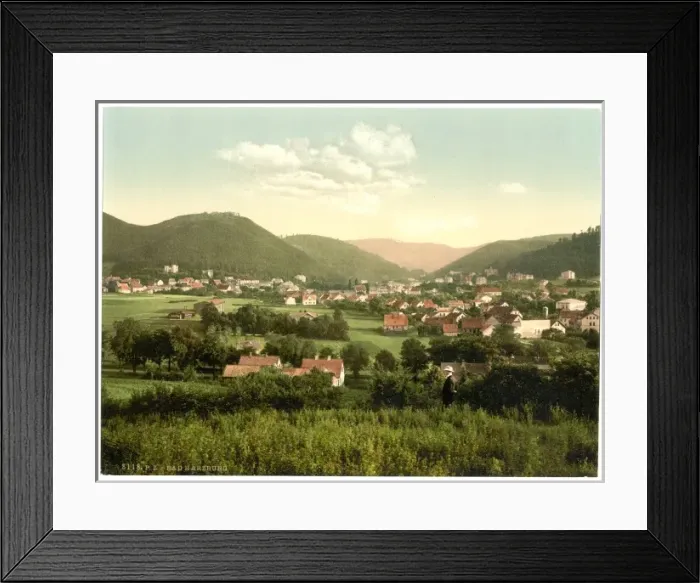 Framed Print : Bad Harzburg, general view, Hartz, Germany Framed Print : Bad Harzburg, general view, Hartz, Germany