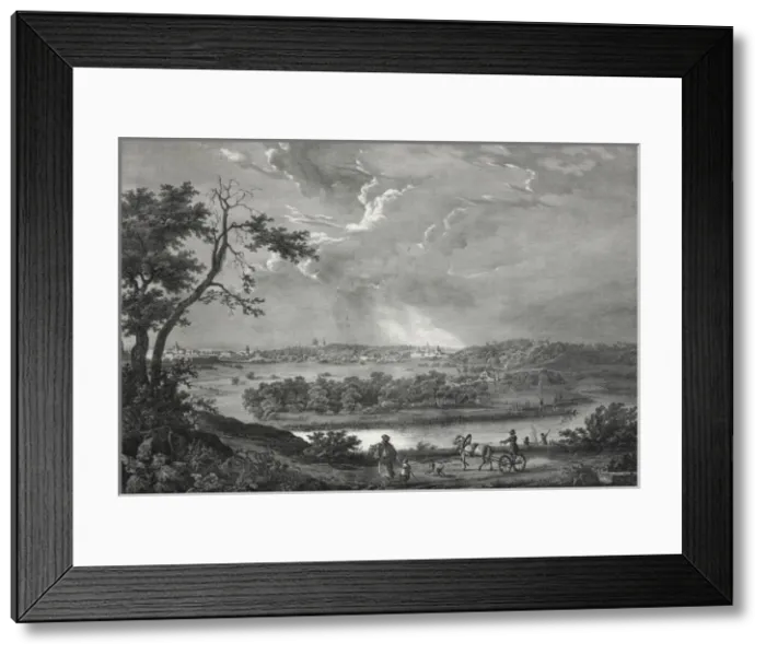 Framed Print : Vue d une partie de moscou et de ses environs Framed Print : Vue d une partie de moscou et de ses environs