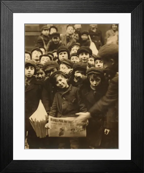 Framed Print : At the paper office, Bank Alley, 4 PM Location: Syracuse, N Framed Print : At the paper office, Bank Alley, 4 PM Location: Syracuse, N