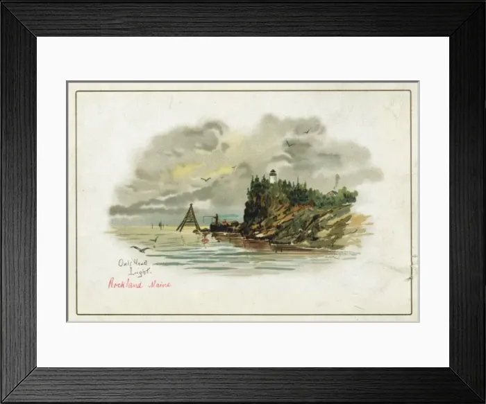 Framed Print : Owls Head Light (Rockland, Maine) Framed Print : Owls Head Light (Rockland, Maine)