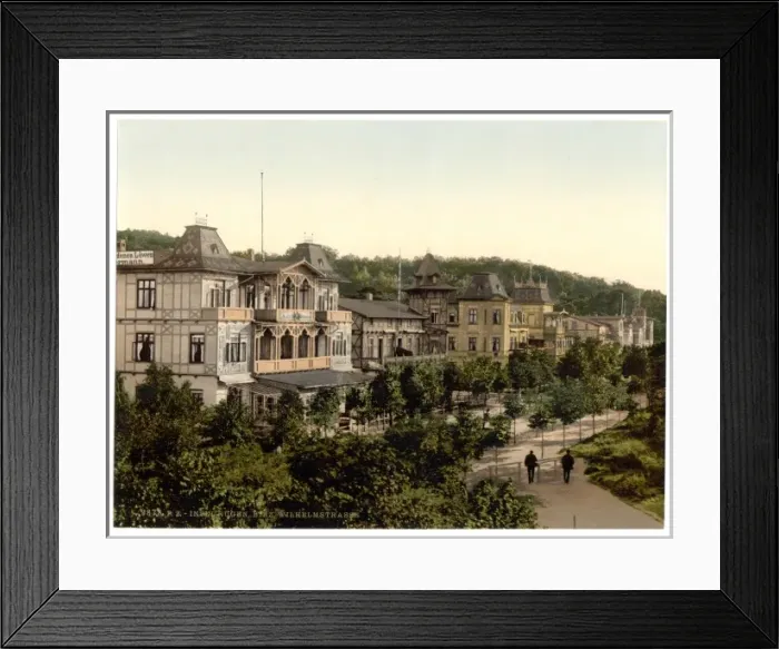 Framed Print : Wilhelmstrasse, Binz, Isle of Rugen, Germany Framed Print : Wilhelmstrasse, Binz, Isle of Rugen, Germany