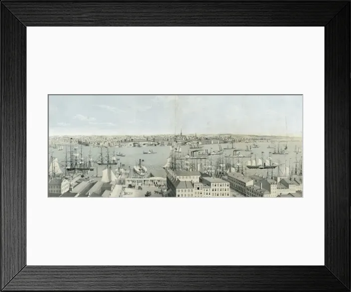 Framed Print : View of Brooklyn, L. I. from U. S. Hotel, New York Framed Print : View of Brooklyn, L. I. from U. S. Hotel, New York