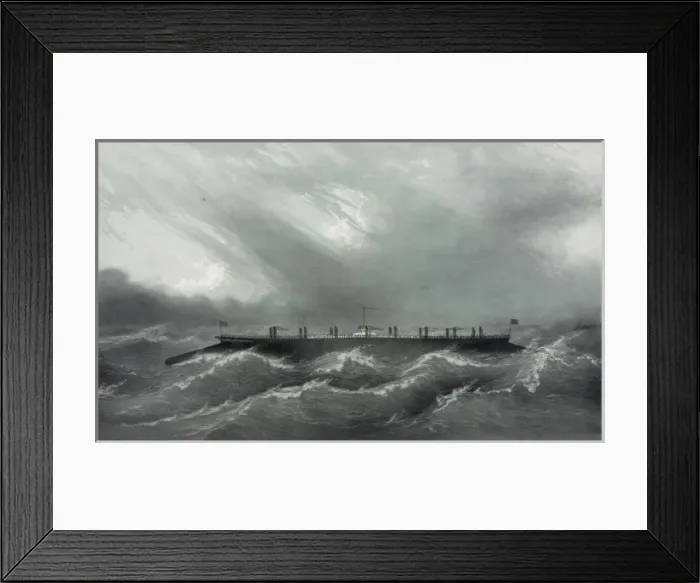 Framed Print : New American model iron steamer Leviathan Framed Print : New American model iron steamer Leviathan