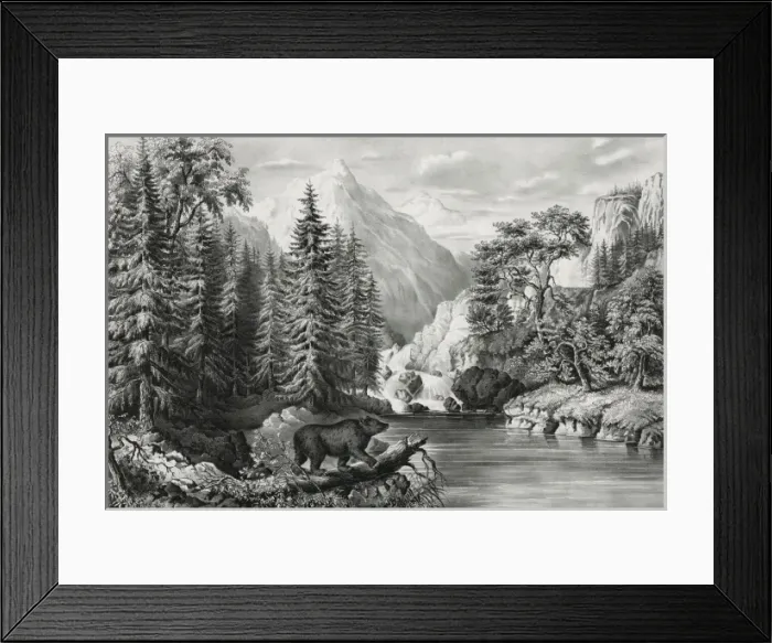 Framed Print : The mountain pass, Sierra Nevada Framed Print : The mountain pass, Sierra Nevada