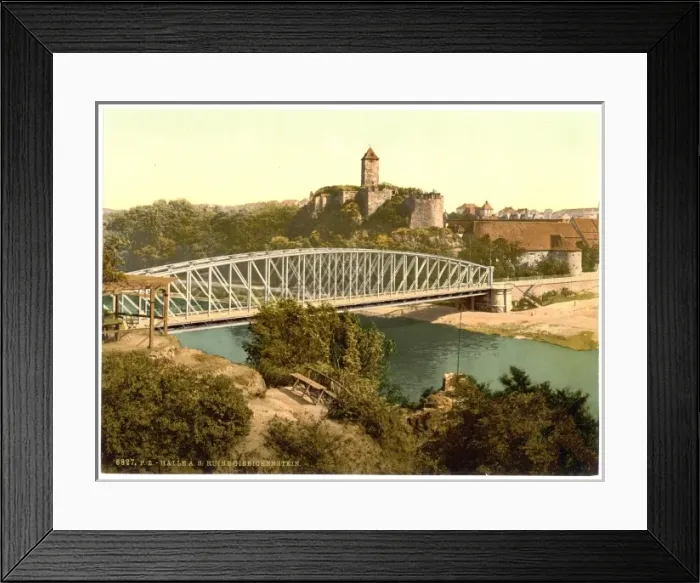 Framed Print : Giebichenstein Ruins, Halle, German Saxony, Germany Framed Print : Giebichenstein Ruins, Halle, German Saxony, Germany