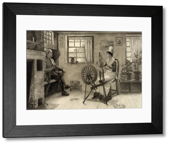 Framed Print : The home of Evangeline