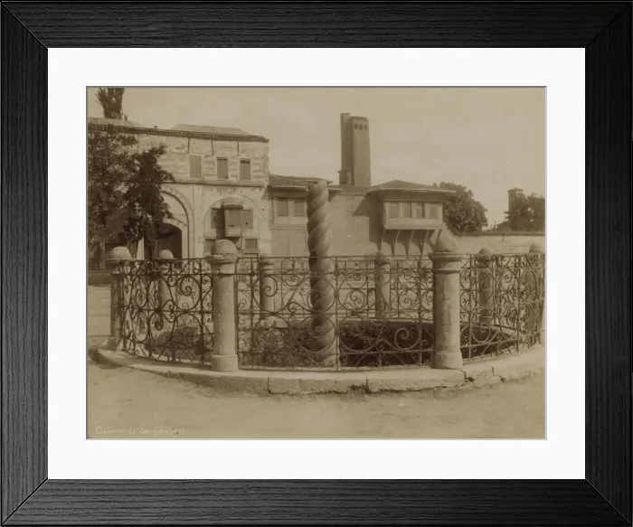 Framed Print : Colomne de Serpent Framed Print : Colomne de Serpent