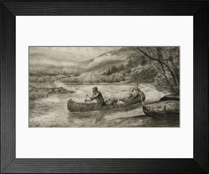 Framed Print : Shooting the rapids Framed Print : Shooting the rapids