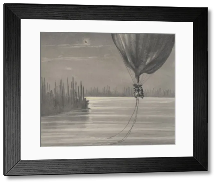 Framed Print : Voyages aeriens de MM Albert et Gaston Tissandier. Tentative Framed Print : Voyages aeriens de MM Albert et Gaston Tissandier. Tentative