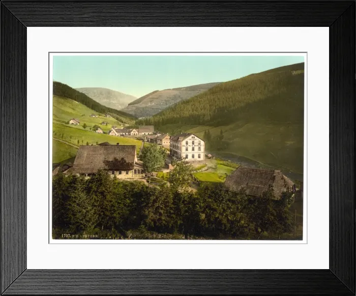 Framed Print : Petzer, Riesengebirge, Germany (i. e. Spindleruv Mlyn, Czech Framed Print : Petzer, Riesengebirge, Germany (i. e. Spindleruv Mlyn, Czech