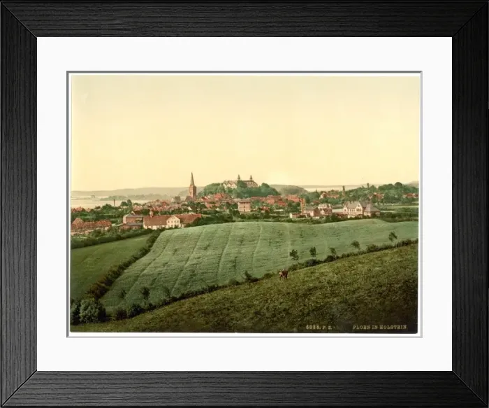 Framed Print : Plen (i. e. Plon) in Holstein, Kiel, Schleswig-Holstein, Ger Framed Print : Plen (i. e. Plon) in Holstein, Kiel, Schleswig-Holstein, Ger