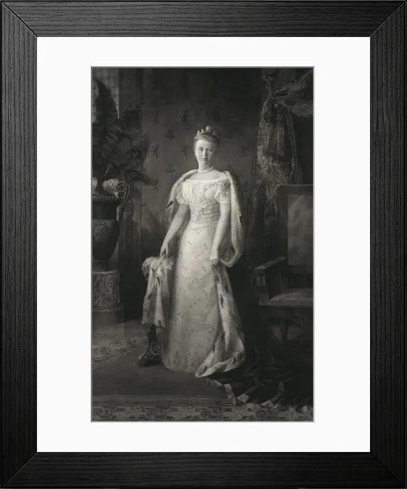 Framed Print : Her majesty Wilhelmina Queen of the Netherlands Framed Print : Her majesty Wilhelmina Queen of the Netherlands