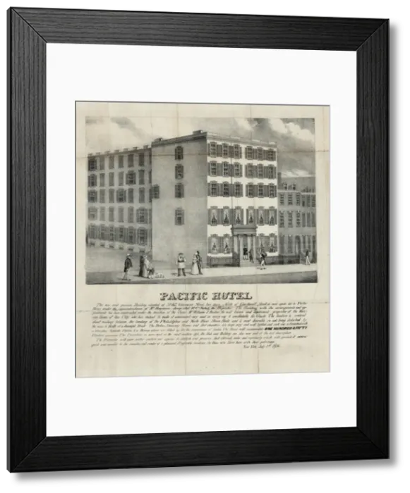 Framed Print : Pacific Hotel Framed Print : Pacific Hotel