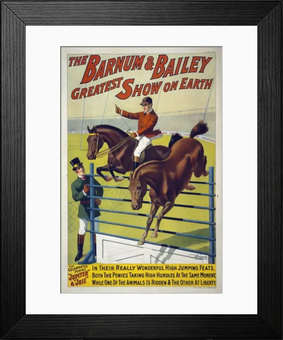 Framed Print : The Barnum & Bailey Greatest Show on Earth - The celebrated Framed Print : The Barnum & Bailey Greatest Show on Earth - The celebrated