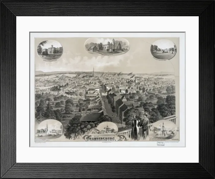 Framed Print : Chambersburg, Pa Framed Print : Chambersburg, Pa