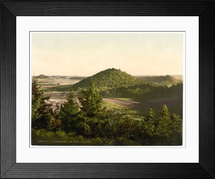Framed Print : The Three Gleichen, Thuringia, Germany Framed Print : The Three Gleichen, Thuringia, Germany