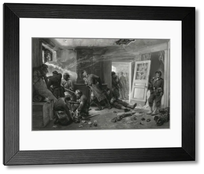 Framed Print : Les dernieres cartouches Framed Print : Les dernieres cartouches