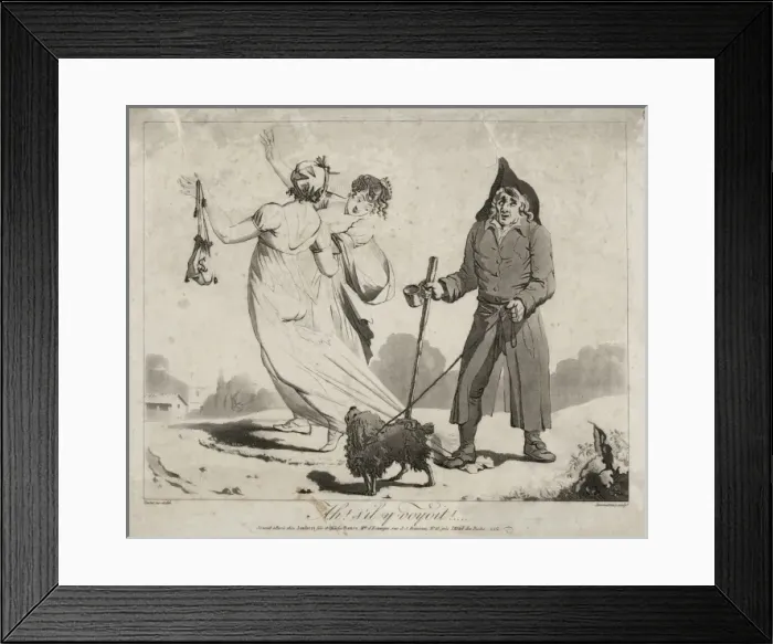 Framed Print : Ah!s il y voyoit Framed Print : Ah!s il y voyoit