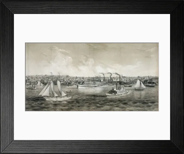 Framed Print : Fall-River, Mass Framed Print : Fall-River, Mass