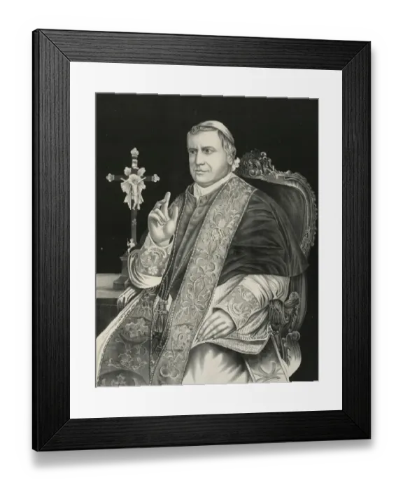 Framed Print : Pope Pius IX Framed Print : Pope Pius IX