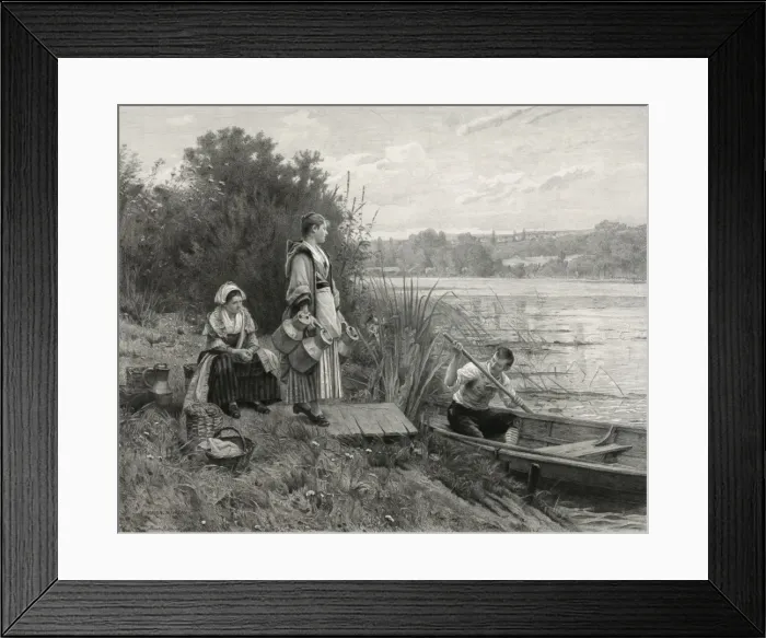 Framed Print : Le Batelier Framed Print : Le Batelier