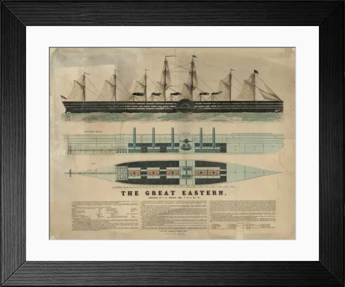 Framed Print : The Great Eastern Framed Print : The Great Eastern