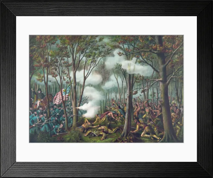 Framed Print : Battle of Tippecanoe Framed Print : Battle of Tippecanoe