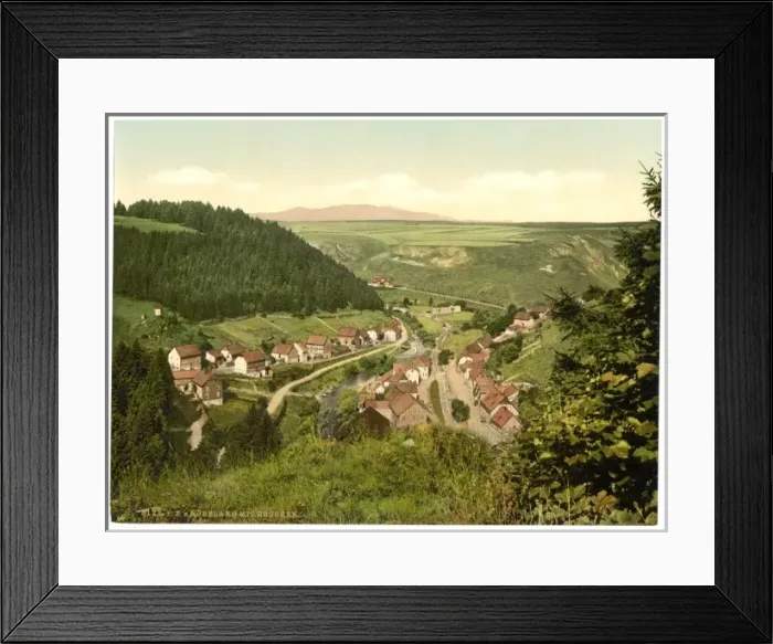 Framed Print : Rubeland with the Brockekn, Hartz, Germany Framed Print : Rubeland with the Brockekn, Hartz, Germany