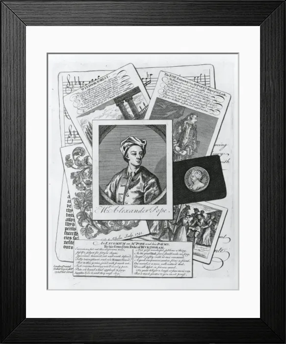 Framed Print : Mr. Alexander Pope Framed Print : Mr. Alexander Pope