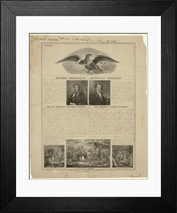Framed Print : National Democratic Republican nomination Framed Print : National Democratic Republican nomination
