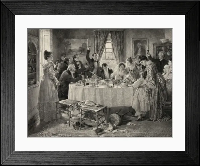 Framed Print : Health of the bride Framed Print : Health of the bride