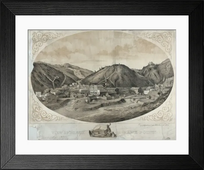 Framed Print : View of Black Hawk Point Framed Print : View of Black Hawk Point