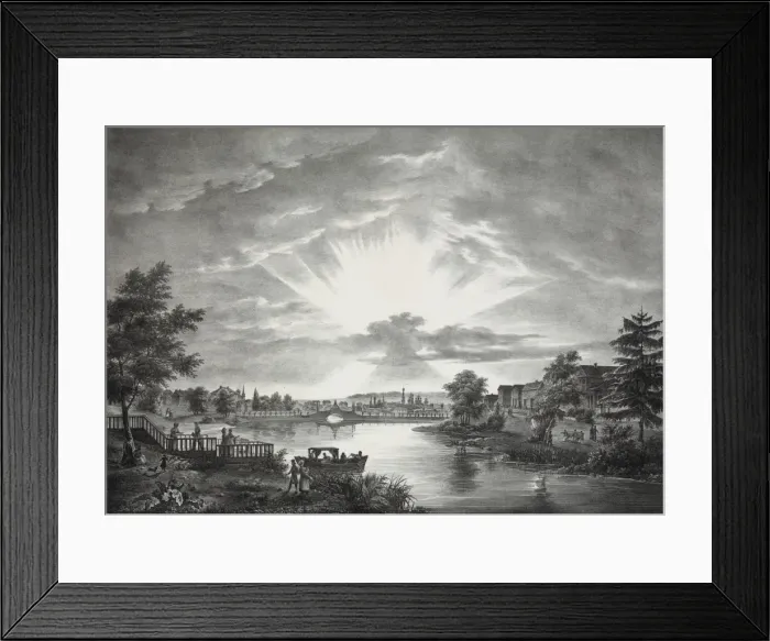 Framed Print : Vue prise aux etangs de la presnia Framed Print : Vue prise aux etangs de la presnia