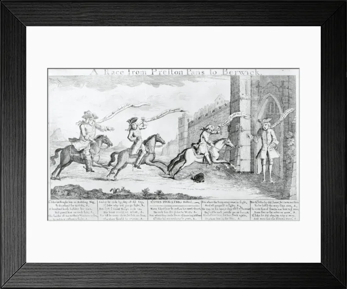 Framed Print : A Race from Preston Pans to Berwick Framed Print : A Race from Preston Pans to Berwick