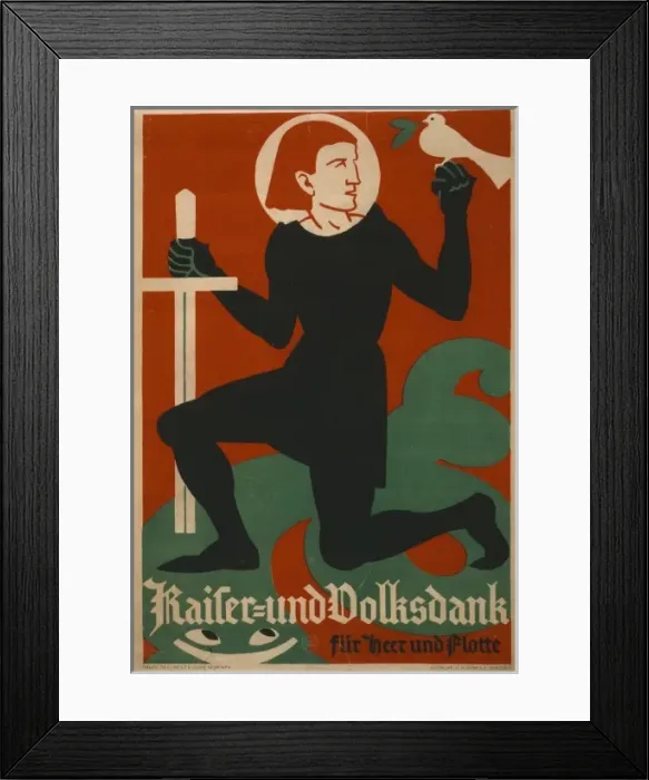 Framed Print : Kaiser- und Volksdank fur Heer und Flotte Framed Print : Kaiser- und Volksdank fur Heer und Flotte