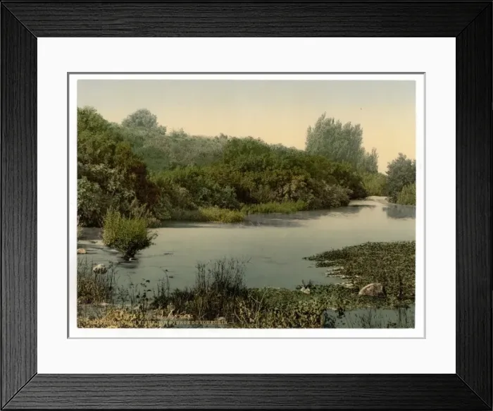 Framed Print : Site of Dan and source of the Jordan, Tel-el-Kadi, Holy Land Framed Print : Site of Dan and source of the Jordan, Tel-el-Kadi, Holy Land