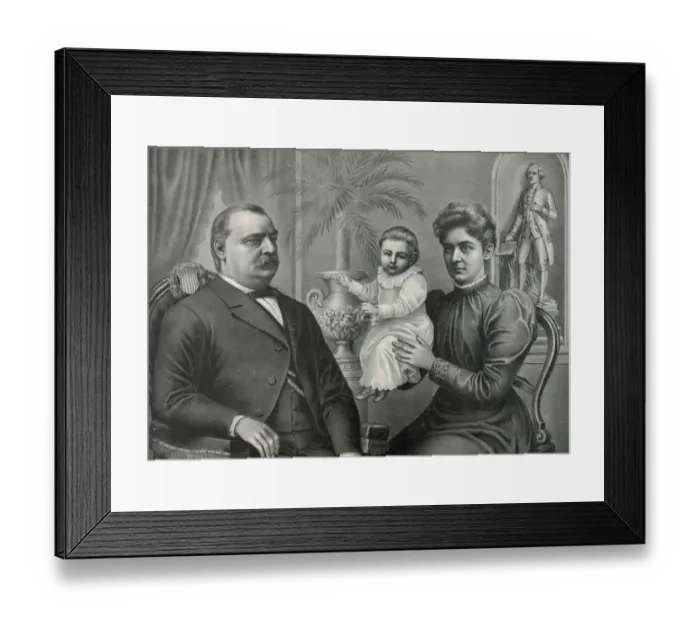 Framed Print : President Cleveland and family Framed Print : President Cleveland and family