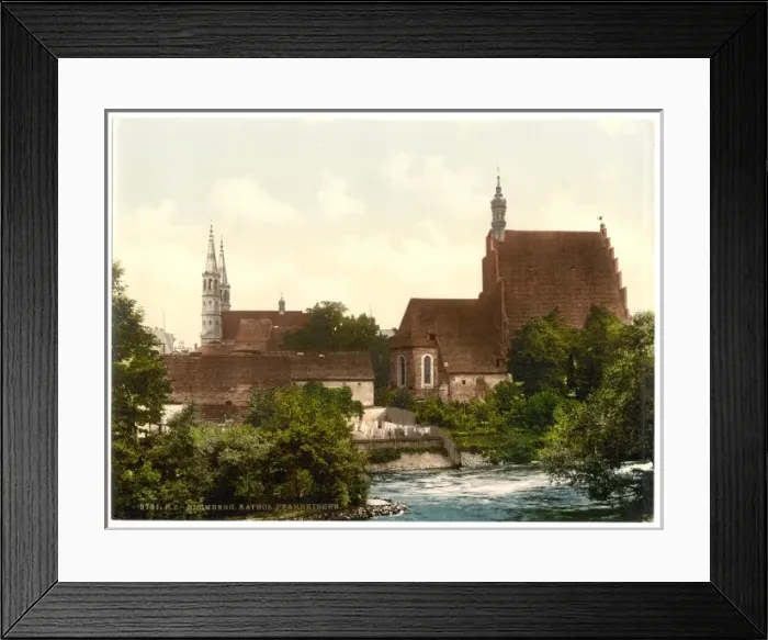 Framed Print : Pfarr Church, Bromberg, Silesia, Germany (i. e. Bydgoszcz, P Framed Print : Pfarr Church, Bromberg, Silesia, Germany (i. e. Bydgoszcz, P