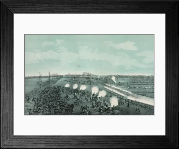 Framed Print : The battle of Stone River or Murfreesboro Framed Print : The battle of Stone River or Murfreesboro
