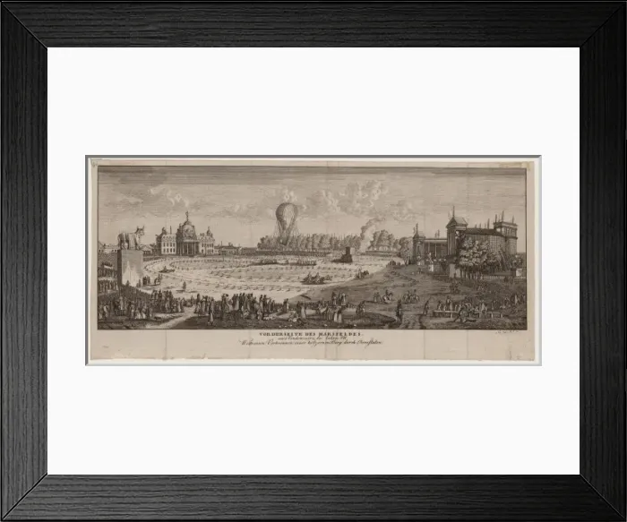 Framed Print : Vorderseite des Marsfeldes, am 1 Vendemiaire des Jahres VII Framed Print : Vorderseite des Marsfeldes, am 1 Vendemiaire des Jahres VII