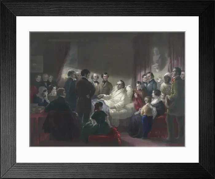 Framed Print : The last days of Webster at Marshfield Framed Print : The last days of Webster at Marshfield