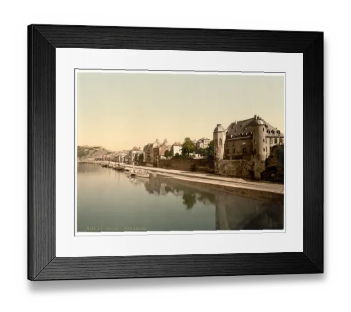 Framed Print : Moselle Castle, Coblenz, the Rhine, Germany Framed Print : Moselle Castle, Coblenz, the Rhine, Germany