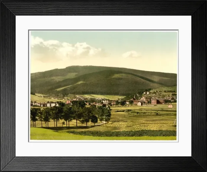 Framed Print : Ilmenau with Kikelhahn, Thuringia, Germany Framed Print : Ilmenau with Kikelhahn, Thuringia, Germany